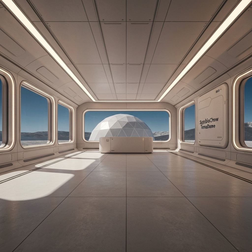 Visionary founder before the SymbioChow TerraDome concept